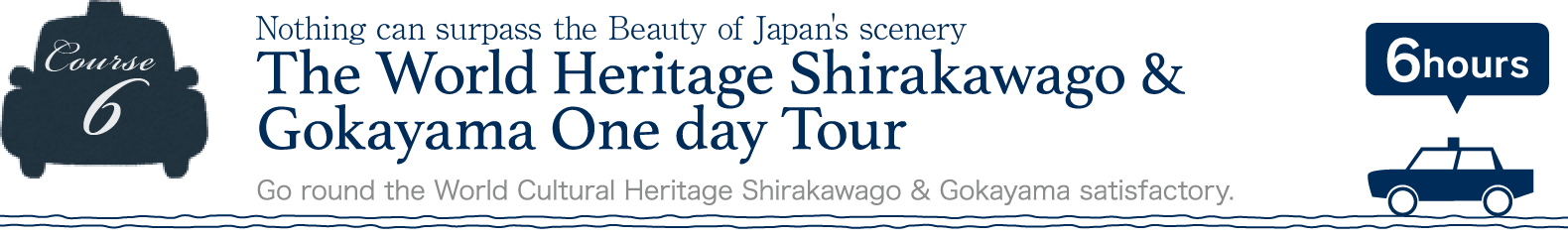 The World Heritage Shirakawago & Gokayama One day Tour
